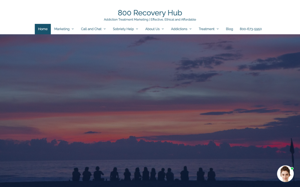 800-recovery-hub-home-page